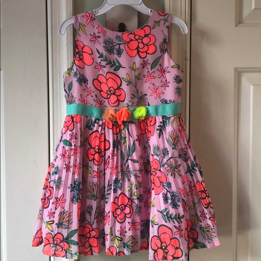 Gently used cat and Jack size 4t pleated dress